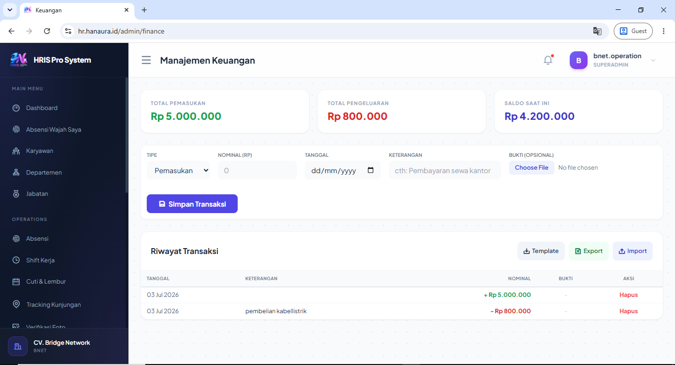 Data Karyawan